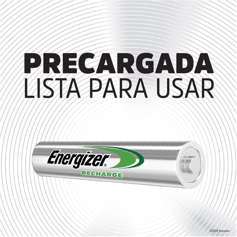 8 Pilas Baterías Recargables Energizer tamaño A... image number null