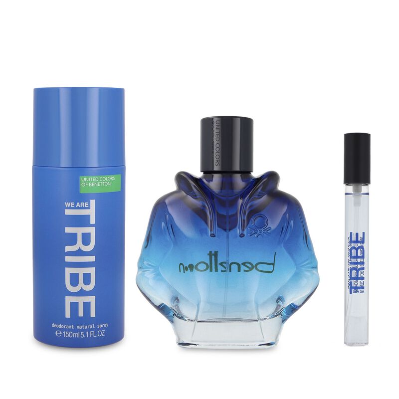 Set Benetton We Are Tribe 3pzs, fragancia 90ml ... image number null