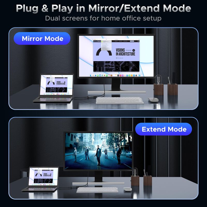 Adaptador Warrky 4k Mini Displayport A Hdmi Par... image number null