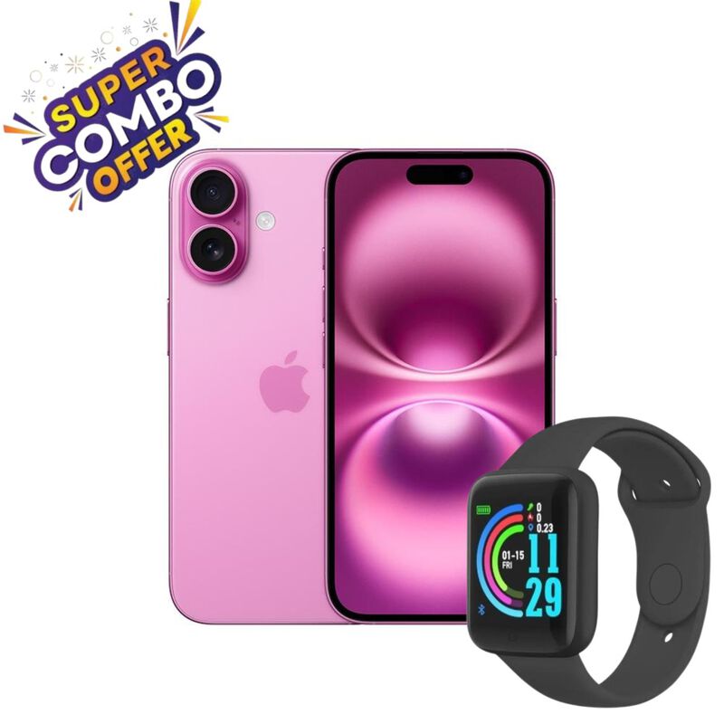 iPhone 16 256GB Rosa + Smartwatch image number null