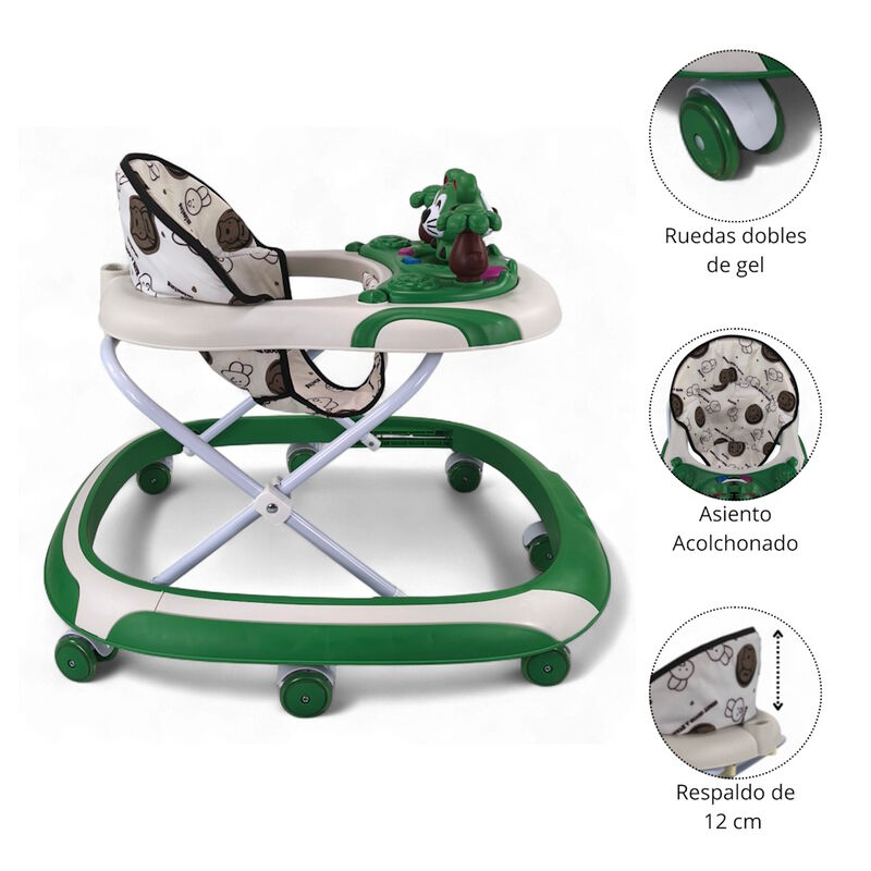 Andadera Beb&eacute;s Ajustable Luces M&uacute;sica y Juguete... image number null