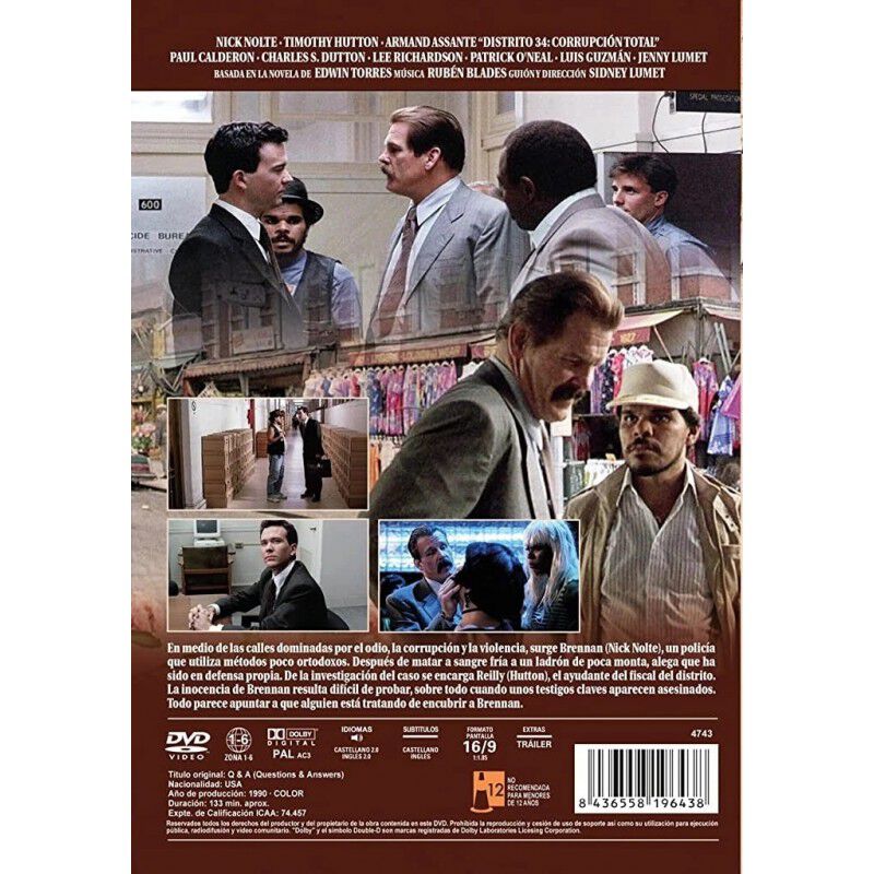 Distrito 34: Corrupci&oacute;n Total [dvd] (1990) Q & ... image number null