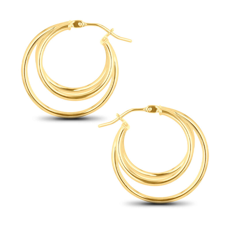 Arracadas De Oro Amarillo 14k (24mm Aprox) image number null