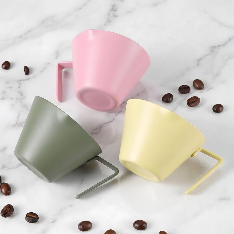 Taza De Espresso Yarramate 100 ml Rosa Acero In... image number null