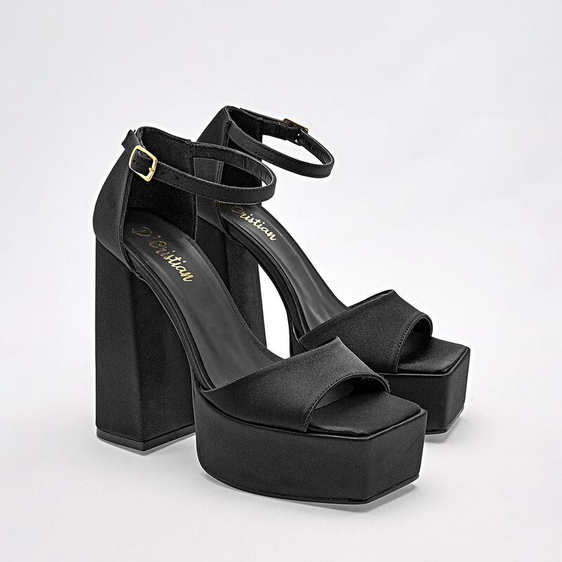 D'Cristian Zapatilla para mujer negro image number null