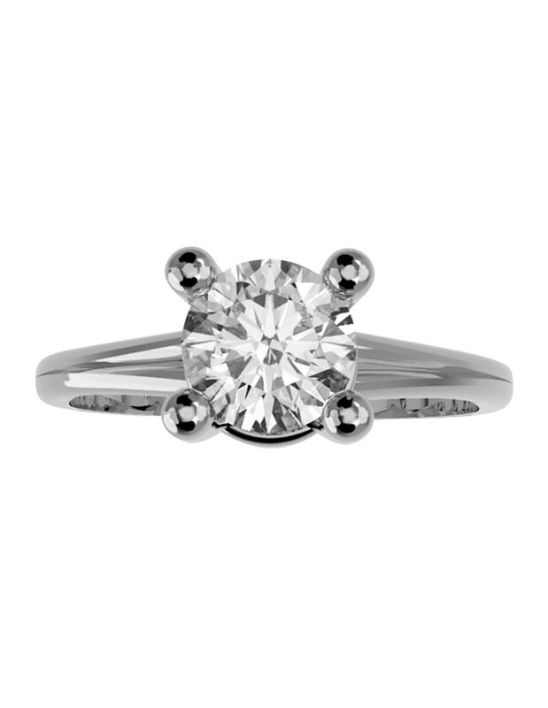 Anillo de Compromiso de 14K con Diamante de Lab... image number null