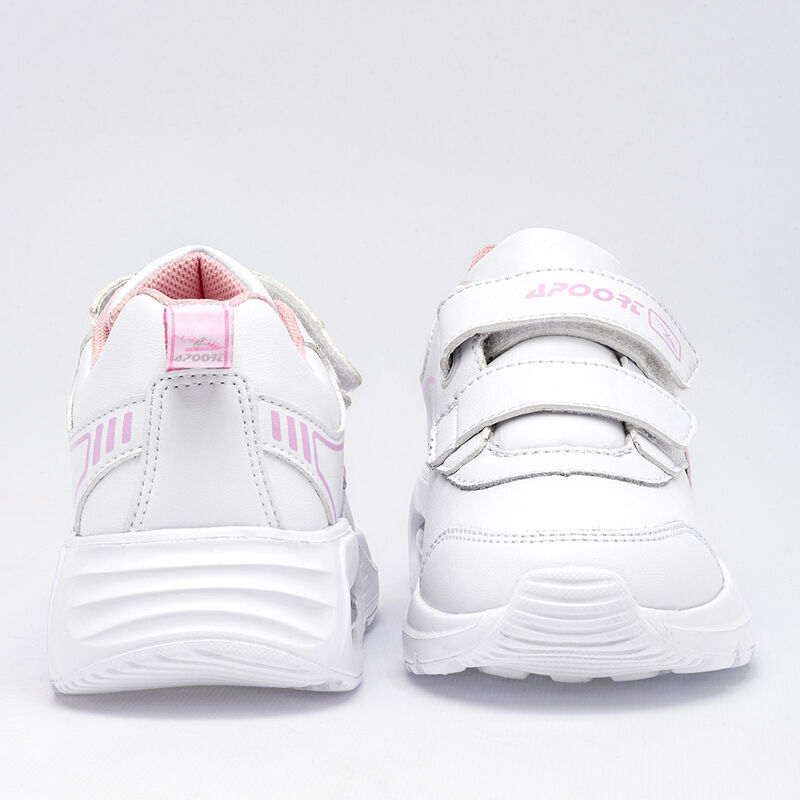 Apoort Tenis deportivo para ni&ntilde;a blanco rosa BA... image number null