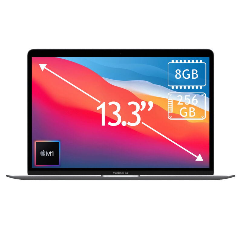 Laptop Apple MacBook Air M1 13.3" 256gb 8gb Gri... image number null