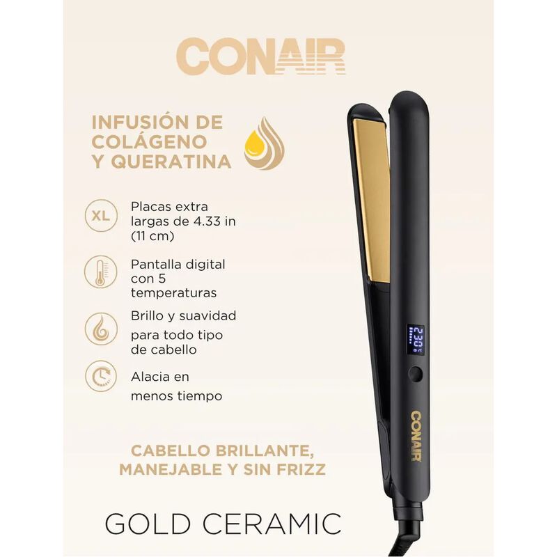 Alaciadora 1p Digital Ceramica Colageno Y Kerat... image number null