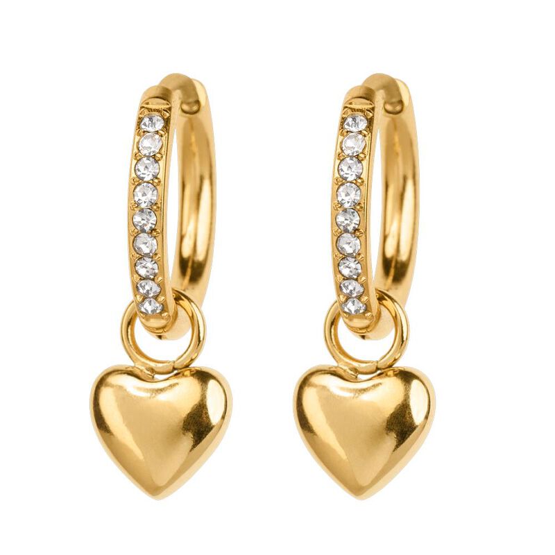 Aretes Zaya LuckyLy Aretes 2 en 1 tipo Arracada... image number null