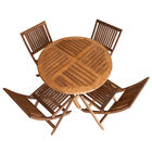 Comedor Redondo Modelo Jardín 4 personas - Rústico Tratable