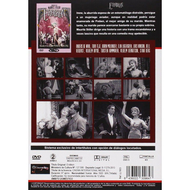 Erotikon [dvd] (1920) image number null