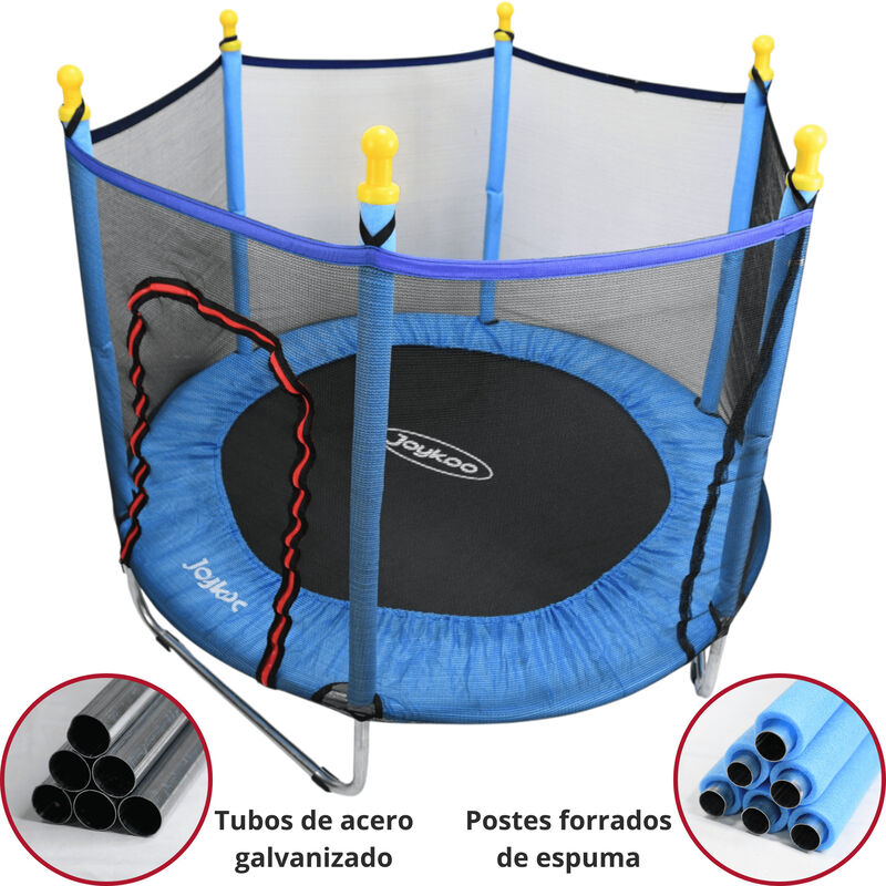 Trampol&iacute;n Infantil Con Red De Seguridad 140 Cm ... image number null