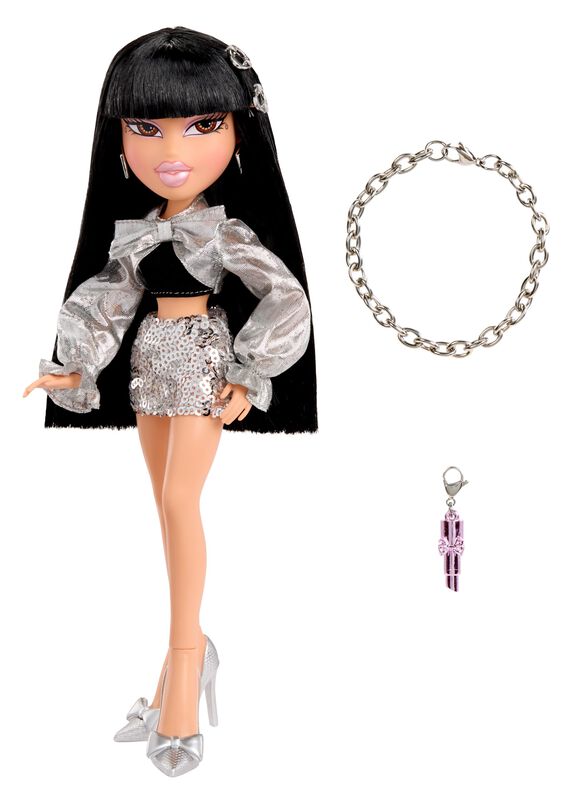 Mu&ntilde;eca De Moda Bratz Charmz Jade Con Pulsera De... image number null