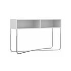 Aparador Credenza Bufetera 1273 Blanco Cromado