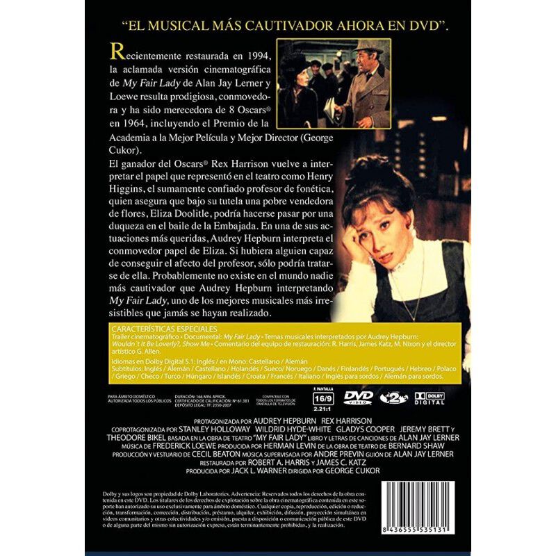 My Fair Lady [dvd.] (1964) image number null