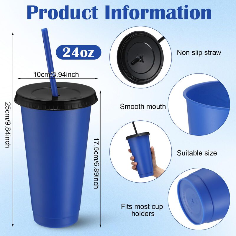 Vaso De Bebida Honeydak 30 Unidades 24-27 Oz Az... image number null