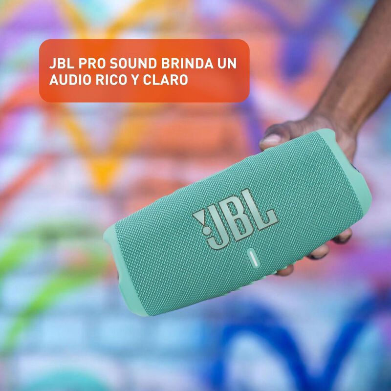 Bocina Port&aacute;til Bluetooth JBL Charge 5 Turquesa... image number null