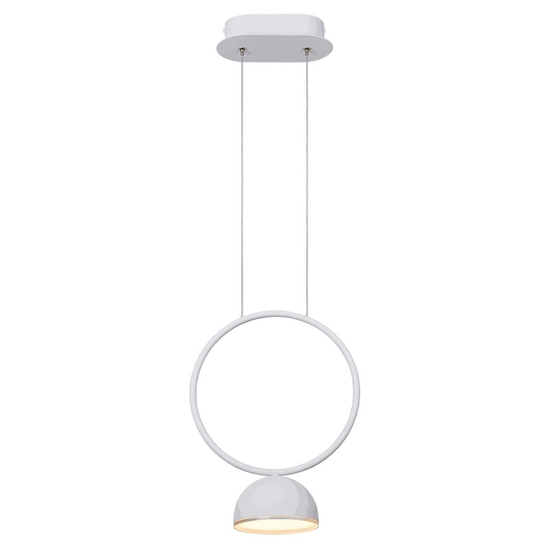 L&aacute;mpara Colgante Led De Metal 8 W, Luz C&aacute;lida B... image number null