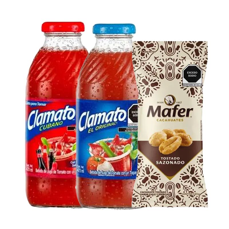 Clamato Cubano 473 Ml + Clamato 473 Ml + Mafer ... image number null