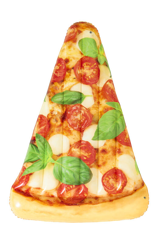 Cama inflable 1.88x1.30cm forma rebanada pizza image number null
