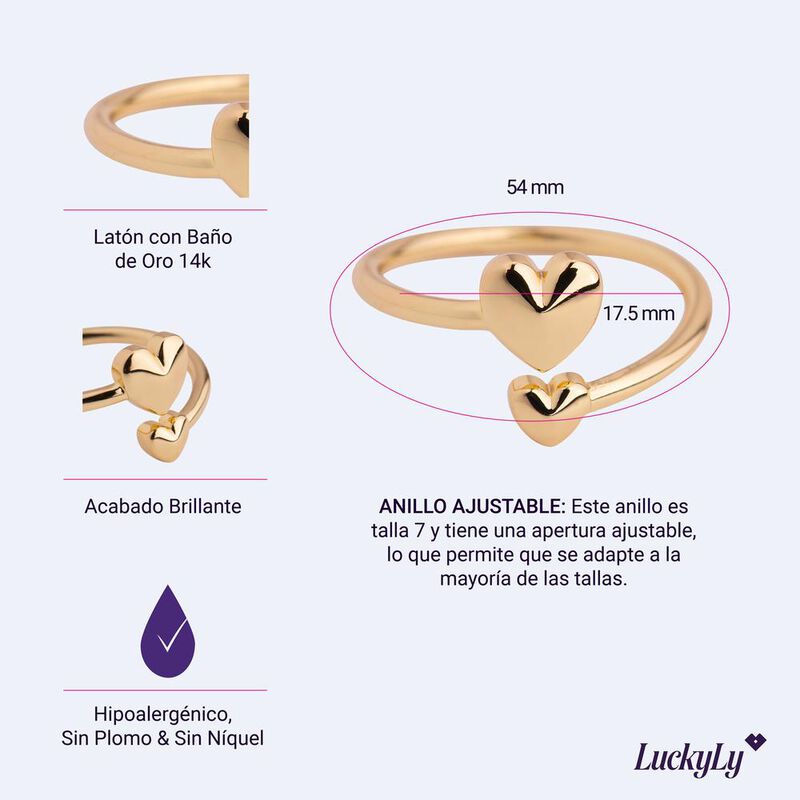 Anillo Mujer Ajustable, Joyería Fina, Regalos N... image number null