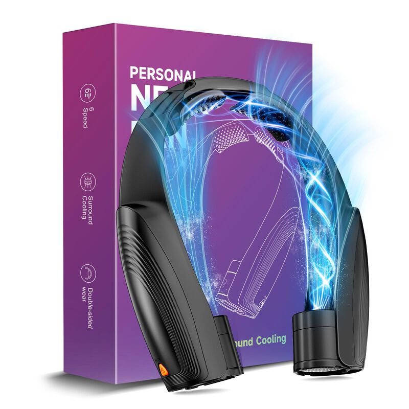 Ventilador De Cuello Slientspin Ai Port&aacute;til Con... image number null