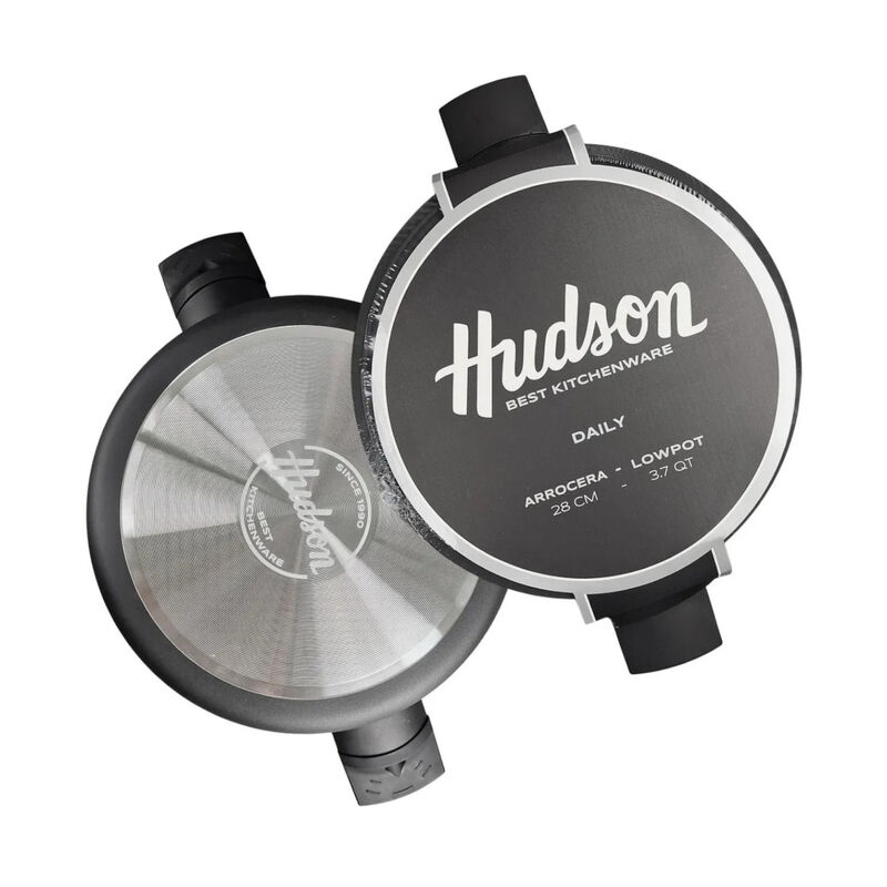 Arrocera HUDSON 28cm Aluminio Negra Antiadheren... image number null