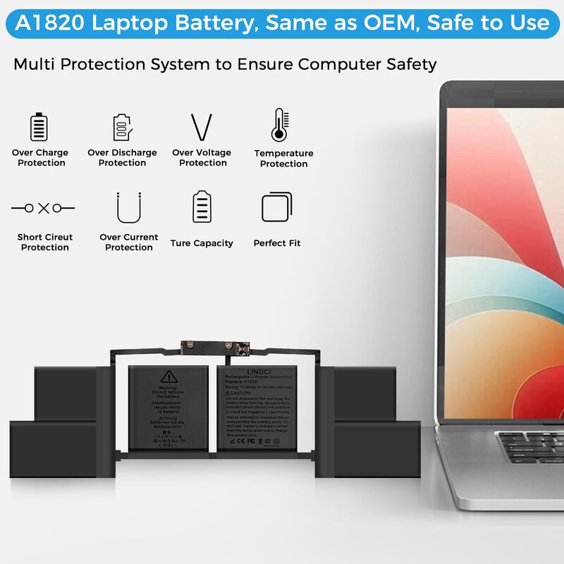 Bater&iacute;a Lingci A1707 11,4 V 78 Wh 6667 Mah Macb... image number null