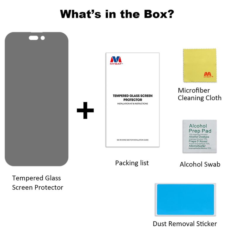 Mica Vidrio Privacidad Mybat Para Iphone 15 Pro... image number null