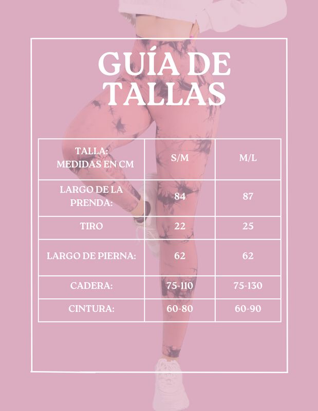 Leggings Deportivos Tie-Dye Mujer para Yoga y G... image number null