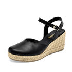 Topflex sandalia cu&ntilde;a para mujer negro cod 140935-E