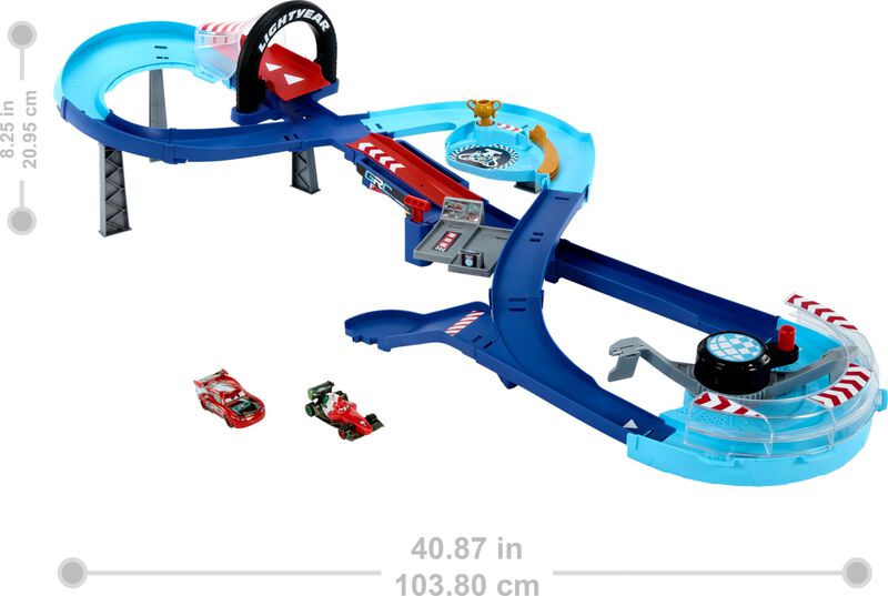 Set De Juego Mattel Disney Pixar Cars Con 2 Coc... image number null