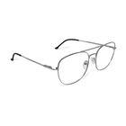 Lentes Girona de Metal Color  Plata Con Filtro Azul P172_1415