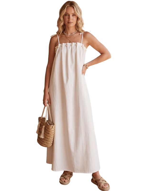 Vestido Casual Largo Para Mujer Malabis Ves-104... image number null