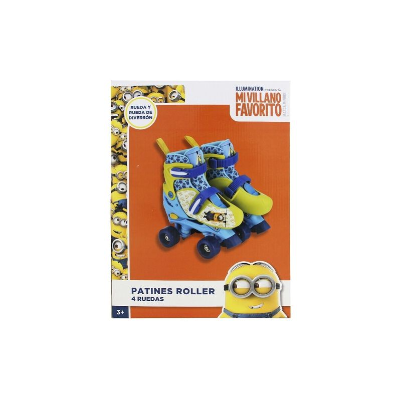 Patines Roller Minions Ajustables 4 Ruedas Con ... image number null