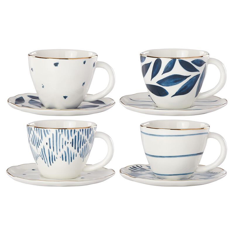 Juego De Espresso Lenox De 4 Piezas Azul En Por... image number null