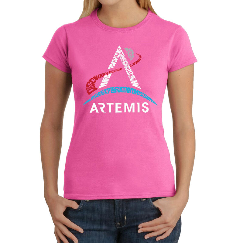 Camiseta Word Art Para Mujer - Logo NASA Artemi... image number null