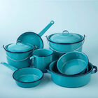 Bateria CINSA HUASTECA AZUL TURQUESA 9 piezas