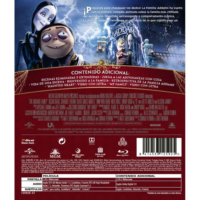 La Familia Addams (2019) (bd) [blu-ray] image number null