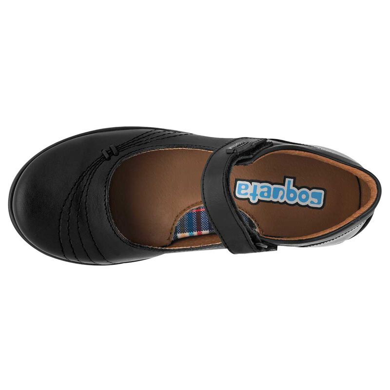 Coqueta Zapato Escolar De Piel Para Mujer Negro... image number null