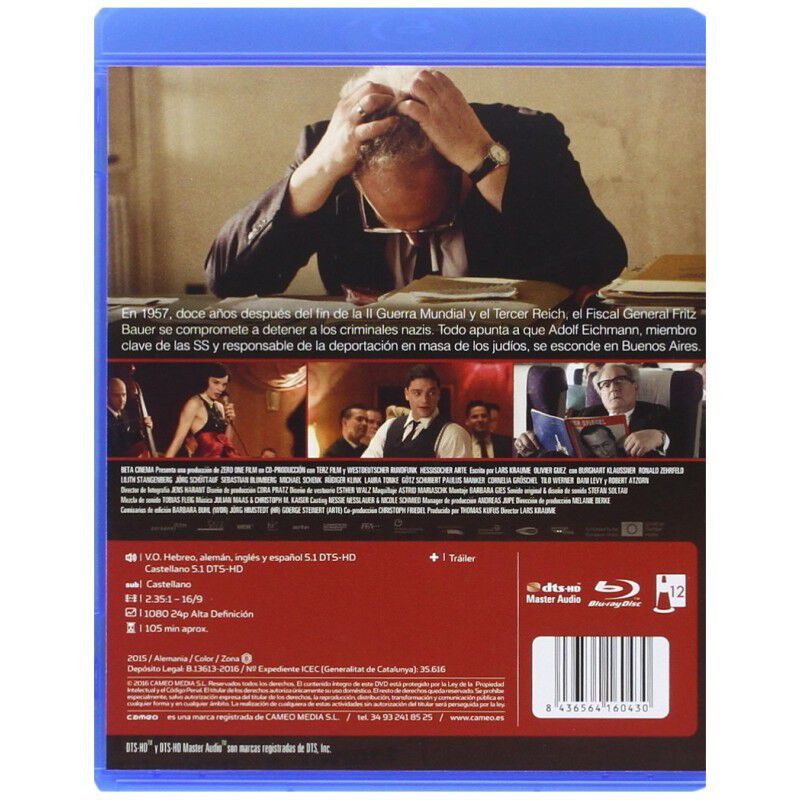 El Caso Fritz Bauer (2015) [Blu-ray] Der Staat ... image number null