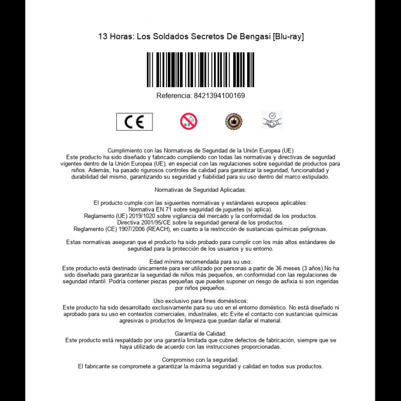 13 Horas: Los Soldados Secretos De Bengasi [blu... image number null