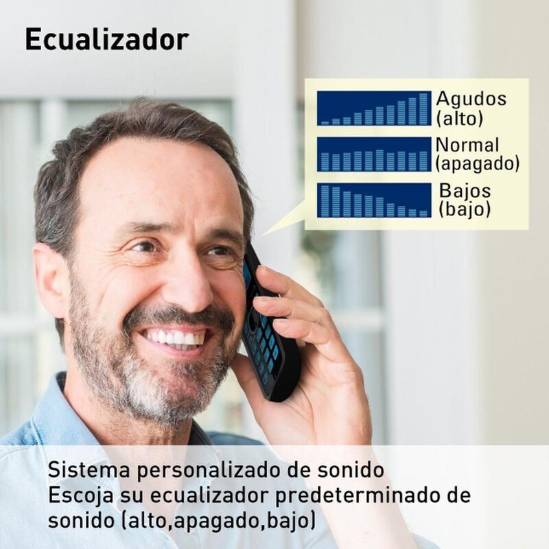 TELEFONO INALAMBRICO PANASONIC K-XTG4112MEB DET... image number null