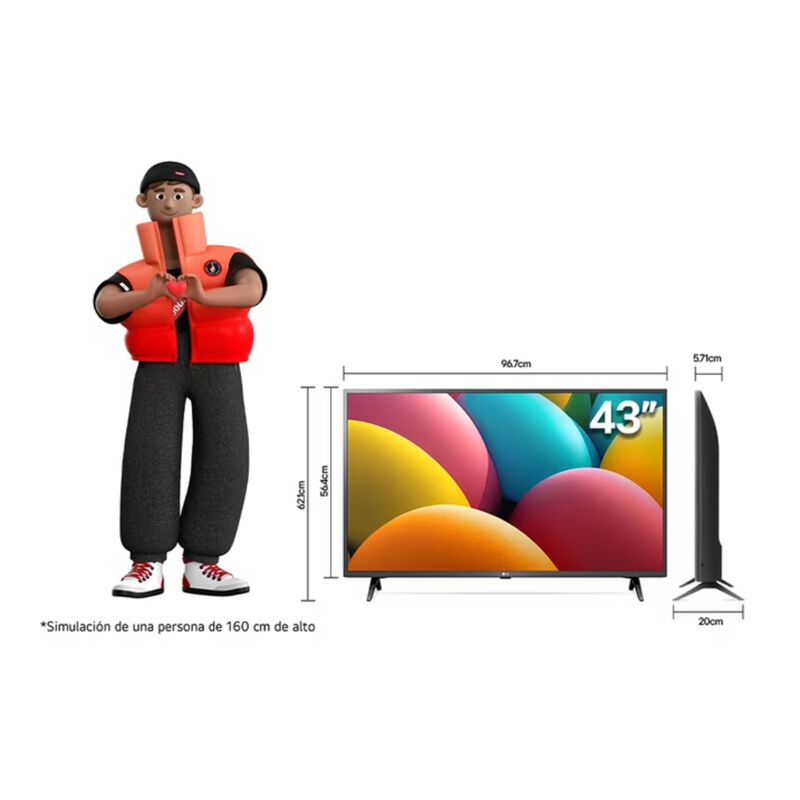Televisor Lg 43lr671c0sa Fhd Smart Webos image number null