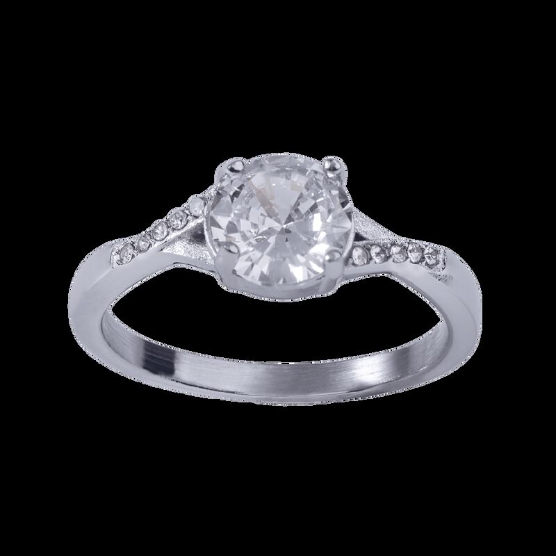 Anillo De Compromiso Luckyly Maren Acabado Bril... image number null
