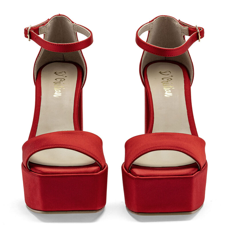 D'cristian Sandalia Rojo Para Mujer 148191ce image number null
