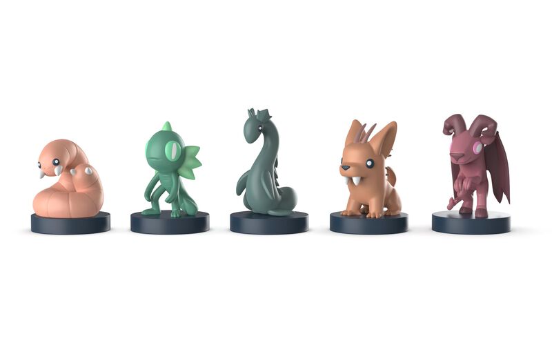 Minifigura De Vinilo Blind Box Unstable Games T... image number null
