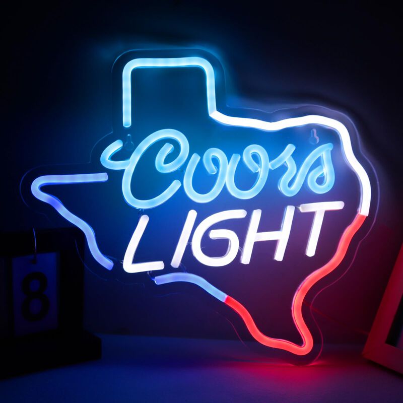 Letrero Led De Ne&oacute;n Jfllamp Texas Coors Light, ... image number null