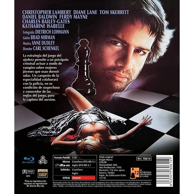 Jaque Al Asesino [blu-ray] (1992) Knight Moves image number null
